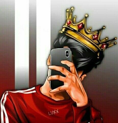 cartoon dp for instagram girl