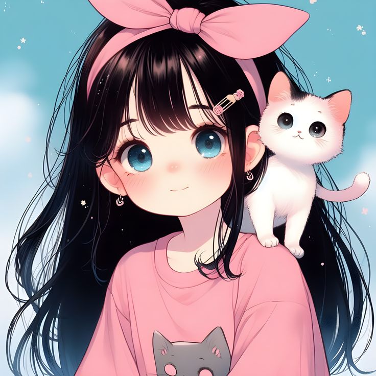 cartoon dp for whatsapp girl