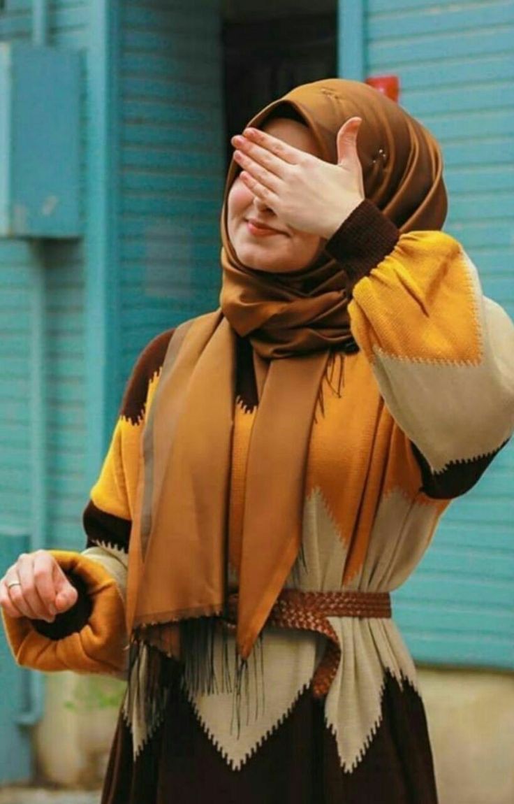 cute girl hidden face stylish instagram hijab dp