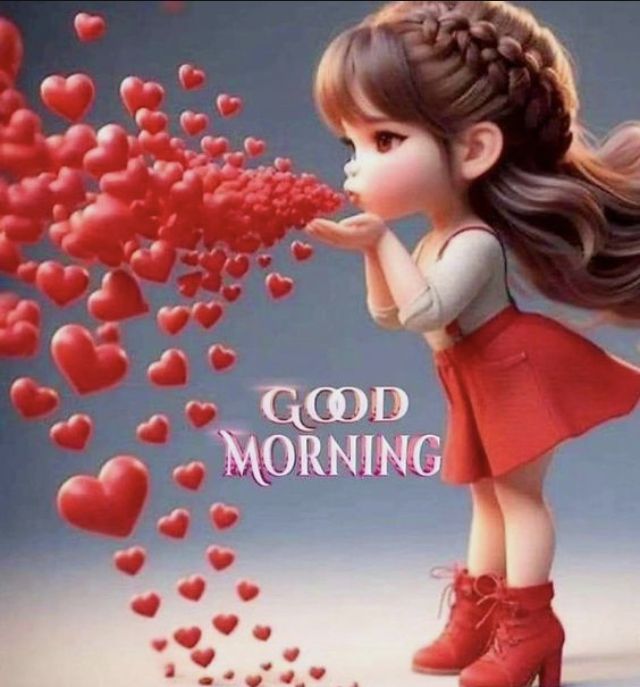 good morning images art