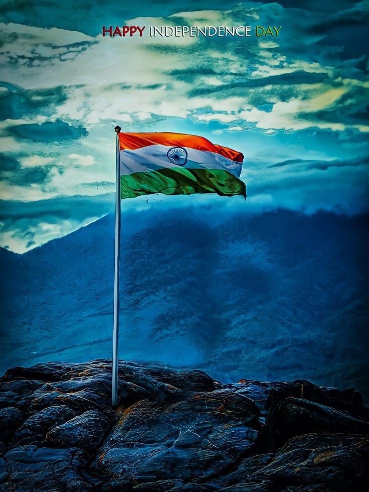 indian flag dp aesthetic