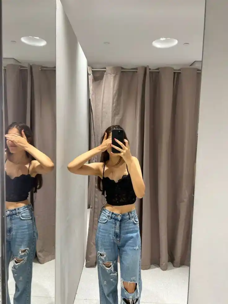 Cute Girl Hide Face Profile Pictures